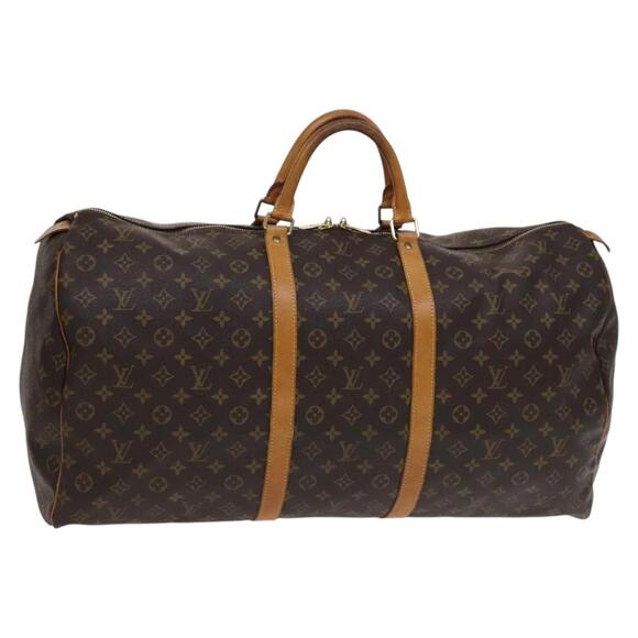 LOUIS VUITTON Monogram Keepall 60 Boston Bag M41422 - Picture 1 of 16